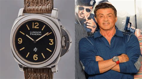 panerai luminor sylvester stallone|monty shadow and panerai.